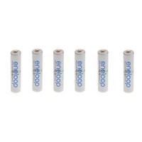 6 x AAA Batteries PANASONIC Eneloop 800mAh min 750 1,2V  NI-MH