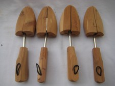 LOT 2 Pair LARGE Cedar Shoe Trees  MEN'S SIZE 11-13
