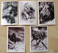 5 x AK Weihnachtsgrüße von der Front WW 2