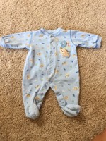 Baby Boys Blue Dog Puppy 100% Cotton Pajamas Pjs Sleeper Carters Size 0-3 Months