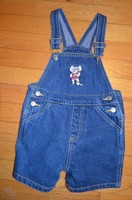 Two Feet Ahead University of Alabama Denim Overalls Size 24 Months