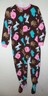 girls size 4T brown BLANKET SLEEPER 1 pc PAJAMAS pink elephant zebra CARTERS wow