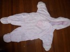 Bon Bebe Infant Girl Pink Snowsuit Size 6/9 Months