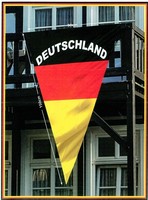Fahne DEUTSCHLAND Wimpel 150 x 90 cm Flagge FAHNEN Flaggen WM EM Fanartikel NEU