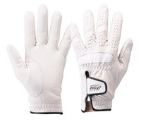 LA Golf 1 Golfhandschuh Leder Handschuh weiß Handschuhe