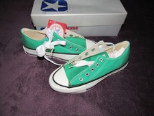 Nib Vintage Converse All Star Chuck Taylor Irish Spring Low 3 Made In Usa