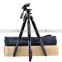 Foto Video Kamerastativ 170cm mit 3 Wege Fluid Kopf Belastbarkeit 8kg Alu Stativ