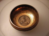 klangschale Singing Bowl Nepal 1550gram mit  Klöppel(XXL35)