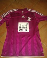 Trikot FC Schalke 04 Matchworn Benedikt Höwedes Weltmeister.  Geh Deinen Weg . 