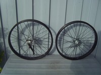 Cruiser Laufradsatz  26 Zoll 3-gang Nexus + Trommelbremse mattschwarz