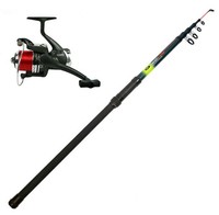 Brandungsrute Meeresrute Angelset 1 x Rute + 1 x Rolle inklusive Schnur