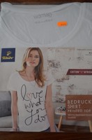 Tchibo Schirt Gr. M 40/42 NEU!! Weiß Baumwolle