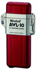 Windmill AWL-10 All Weather Wind-proof  Gas Lighter Red (Japan import)