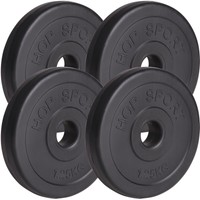 5 kg Hantelscheiben 4x1,25 kg Kunststoff Gewichte 30/31mm Hanteln Scheiben Set