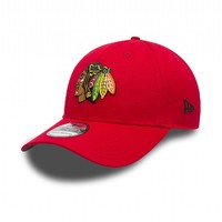 Chicago Blackhawks NHL Hockey New Era Flexfit Kappe Cap Size M / L 55,9 - 58,7