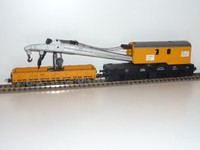 Roco H0    - 46331 DB Bauzug Kranwagen mit Schutzwagen -    X242X