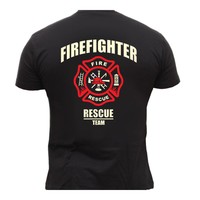 FEUERWEHRMANN RESCUE TEAM T-SHIRT FEUERWEHR T-SHIRT