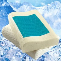 Gel Kopfkissen Kissen Nackenstützkissen Nackenkissen Mit Kissenüberzug 50x30cm 