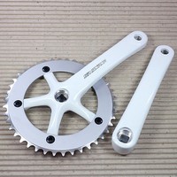 SR SUNTOUR CW 10 SCSP42P KURBEL 42 ZÄHNE - 170 MM - WEISS - 130 MM - 4 KANT