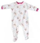 Carter's Girls 18 24 Months Ballerina Monkey Jersey Footed Pajama NEW FOR SPRING