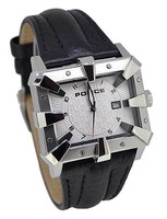 Orig. Police Herrenuhr LEDER schwarz DATUM Analog PL.13400JS/04 UVP:199,-€ NEU