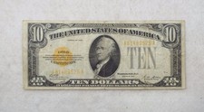 Series of 1928 $10 Gold Certificate Note Fine Fr#2400