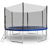Trampolin Gartentrampolin Komplettset mit Netz, Leiter, Wetterplane 4,30m 430cm