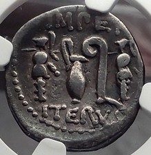 LUCIUS CORNELIUS SULLA 84BC Roman Republic Ancient Silver Coin RARE NGC i58855