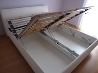 Ruf Bett Typ Nicole DS Lederlook weiß 6150