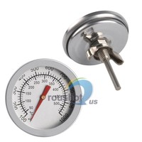 50-500℃ Stainless Steel Barbecue BBQ Smoker Grill Thermometer Temperature Gauge