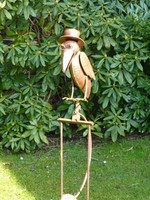 Windspiel Wippe Rabe Kurdi 150 cm Rostdesign