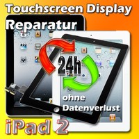 24 Stunden iPad 2 Reparatur Touchscreen Digitizer Glas Austausch Weiß Garantie