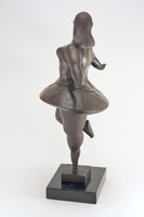 (bt) Bronze, Frau tanzend, Botero Style, XXL Modern Art, --sehr schwer--