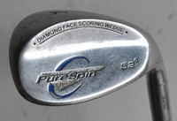PureSpin Diamond Face 52 Degree Gap Approach Wedge Golf Club REG FLEX RH USED