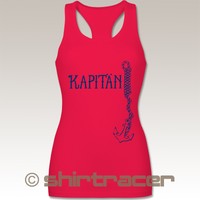 BL8770 Damen Frauen Tank Top Racerback - Statement Shirts - Kapitän Anker