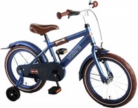 16 Zoll Fahrrad Qualitäts Kinderfahrrad mit Stützräder Diamond Matt Blau 51600