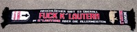 Anti Lautern Schal "Gibt es überall" Kurve Ultra Fan Block + 100 % Acryl + NEU +