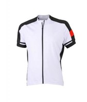 Herren Radtrikot Sportives Bike-Shirt Men's Bike-T Full Zip (white) JN454  WOW 