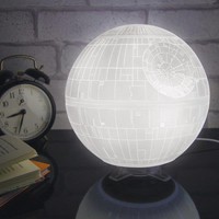 Star Wars Todesstern Lampe Deko Tischlampe Nachtlicht NEU Luke Joda Vader Kylo