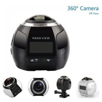 360° Grad Panorama Kamera 3D VR Action Sport Cam WLAN 16MP 4K HD VR Video 