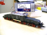 ROCO H0 63714 E-Lok E 89 107 DRB Krokodil, grau, DC, 2-Leiter, Schnittstelle OVP