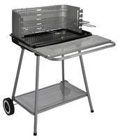 Grillwagen Holzkohle-Grill BBQ-Grillstation Barbecue-Holzkohlegrill Standgrill