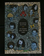 1998 Rock Hall of Fame Dinner Concert Program Eagles Fleetwood Mac Gene Vincent