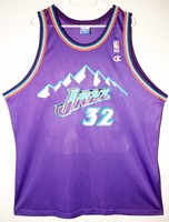 Champion NBA Basketball Utah Jazz #32 Karl Malone Trikot/Jersey 48 XL