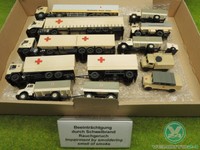 Roco AMW Brekina H0 Einsatzfahrzeuge Rotes Kreuz LKW 10 Stück (CS) F0990