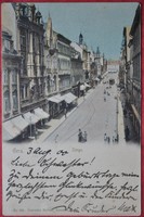 1900 Gera Sorge mit Straßenbahn