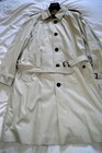 $1395 NWT BURBERRY LONDON IVORY 44R 46R Nova check Lined belted MEN trench coat