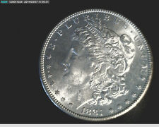 1881-S Morgan Silver Dollar, .7734 oz Silver, Unc High Grade (Us-3528)