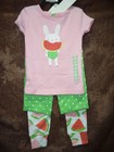 NWT Girl's Carter's Comfort Wear Pink With Bunnies Size 18 Months