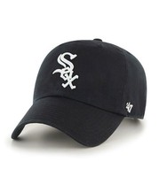 47 Brand Chicago WHITE SOX Vintage Clean Up Adjustable Schwarz Mütze Cap 47